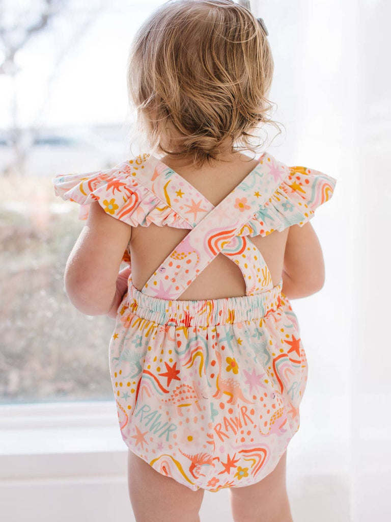 Emmy Romper in Dreamy Dino