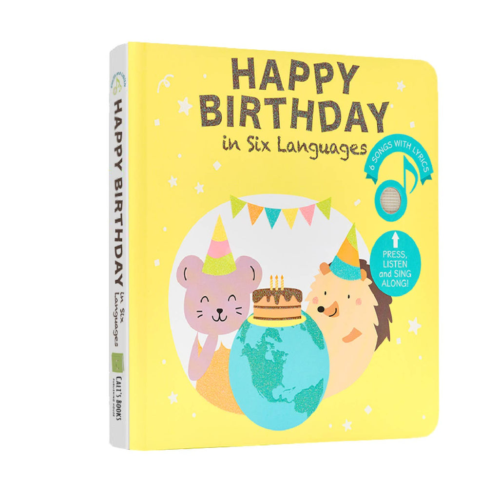 Happy Birthday in Six Languages Musical Book