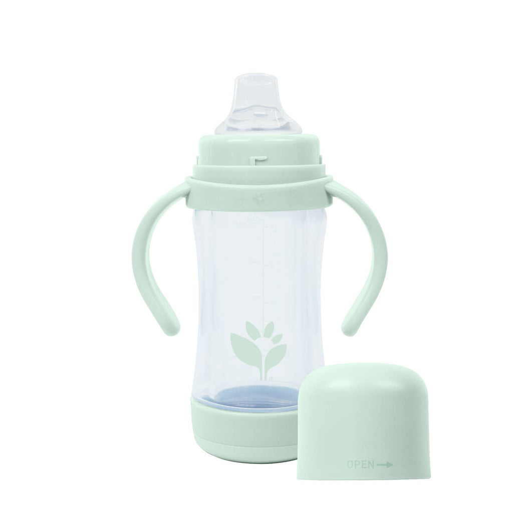 Glass and Sprout Ware® Sip & Straw Light Sage