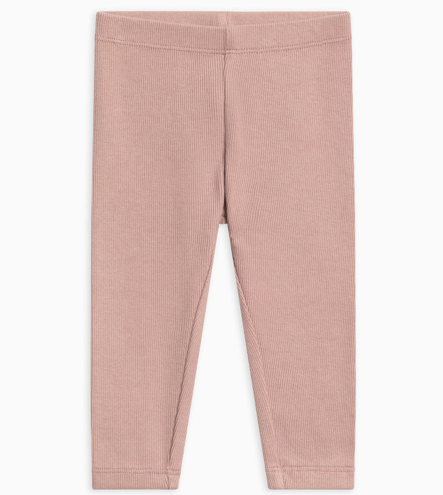 Lennon Ribbed Leggings - Mauve