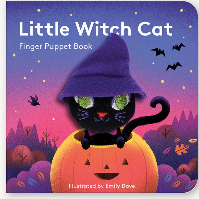 Little Witch Cat - Finger Puppet Book