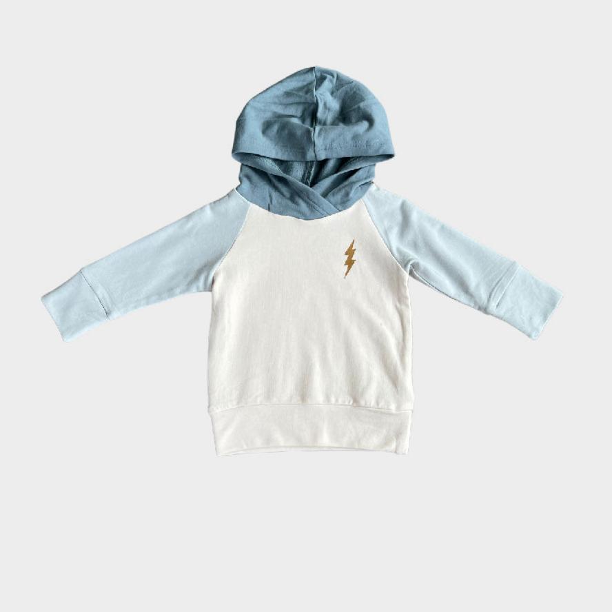 Boy's Raglan Hoodie - Bolt