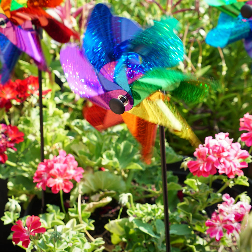 Rainbow Sparkle 8" Pinwheel Spinner