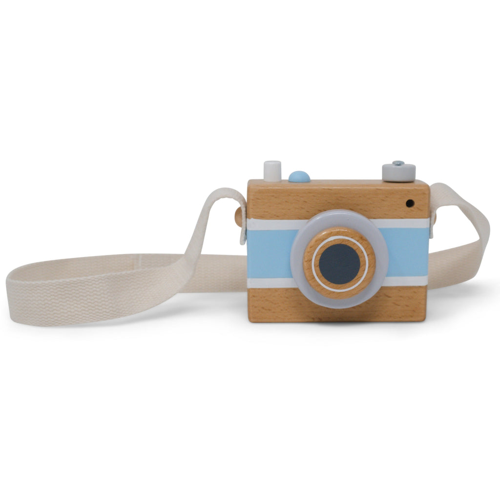 Vintage Camera Music Box - Blue