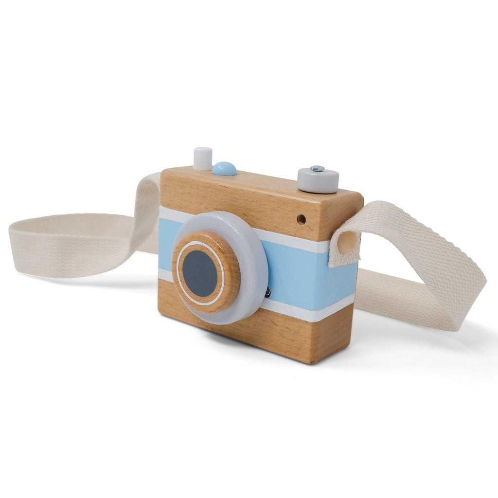 Vintage Camera Music Box - Blue