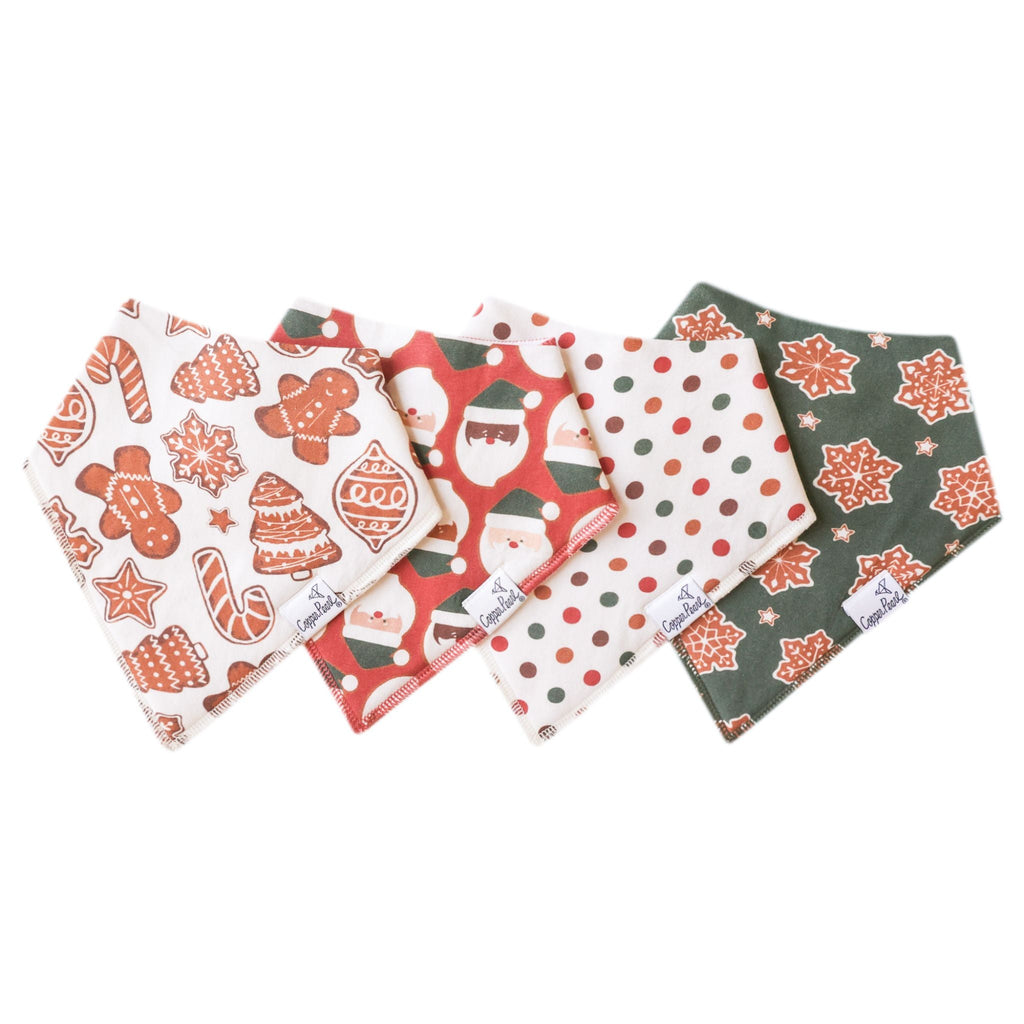 Copper Pearl Burp Cloth Set - Gingerbread