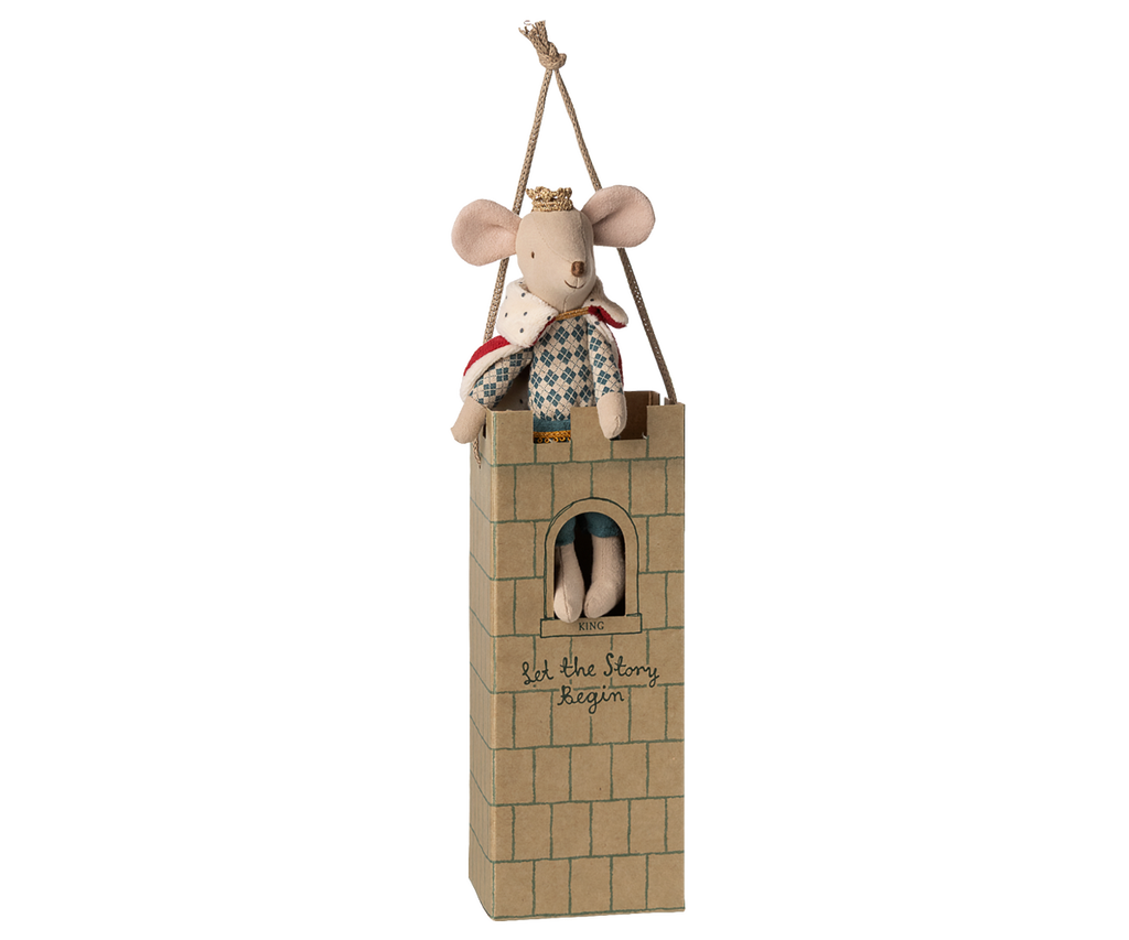 Maileg King Mouse, Dad - Gingham