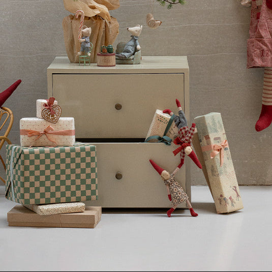 Maileg Pixy Size 1 - Girl - Winter Mint Dress