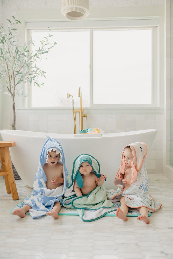 Copper Pearl Character Hooded Towel - Finn