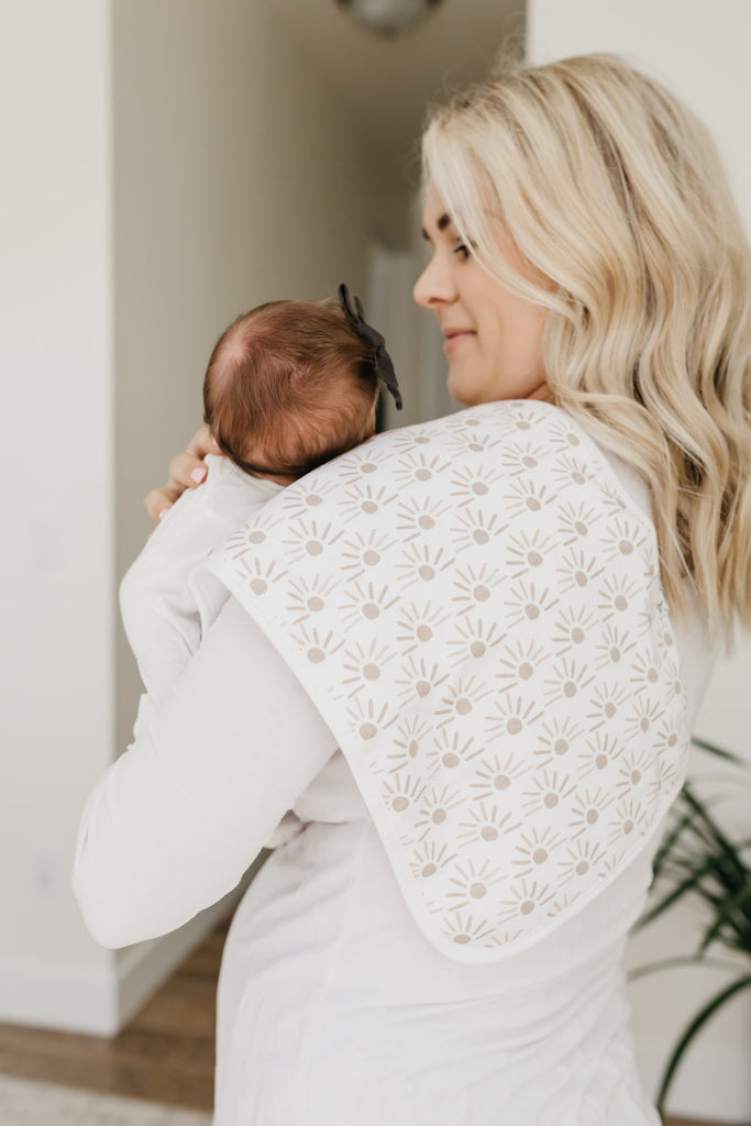 Copper Pearl Burp Cloth Set - Bliss