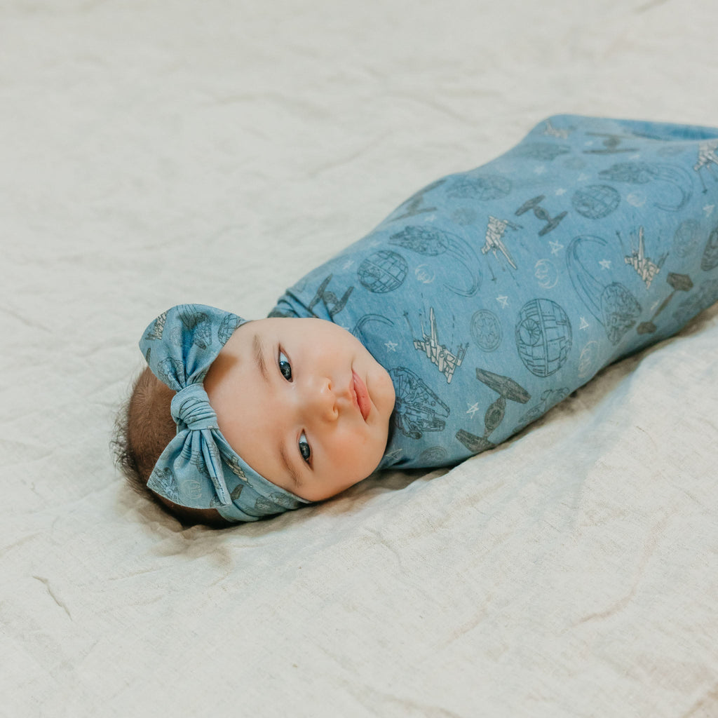 Copper Pearl Knit Swaddle Blanket - Starship