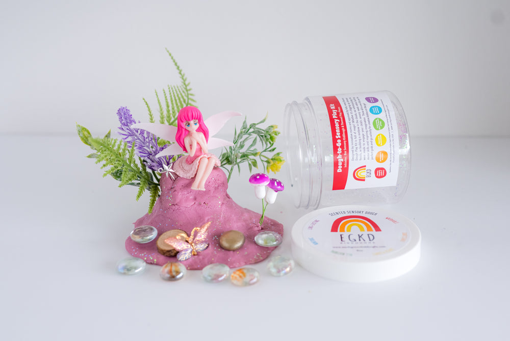 Fairy Sensory Play Dough-To-Go Kit