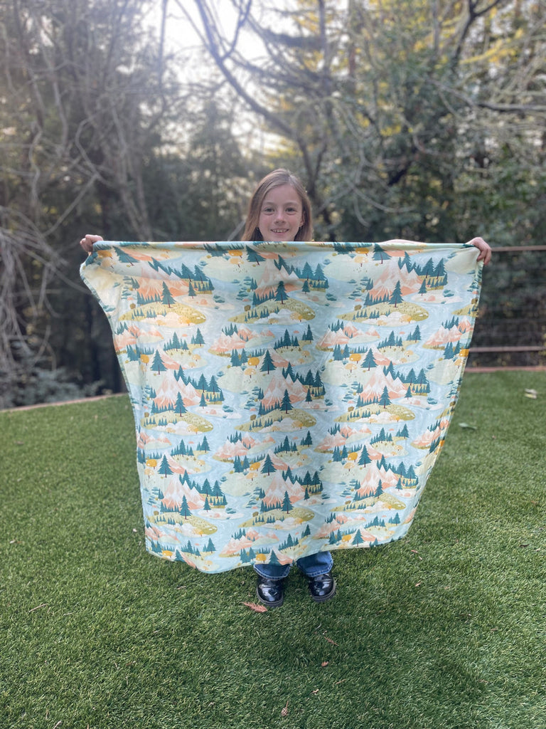 Sleepover Friends Enchanted River Everything Swaddle Blanket