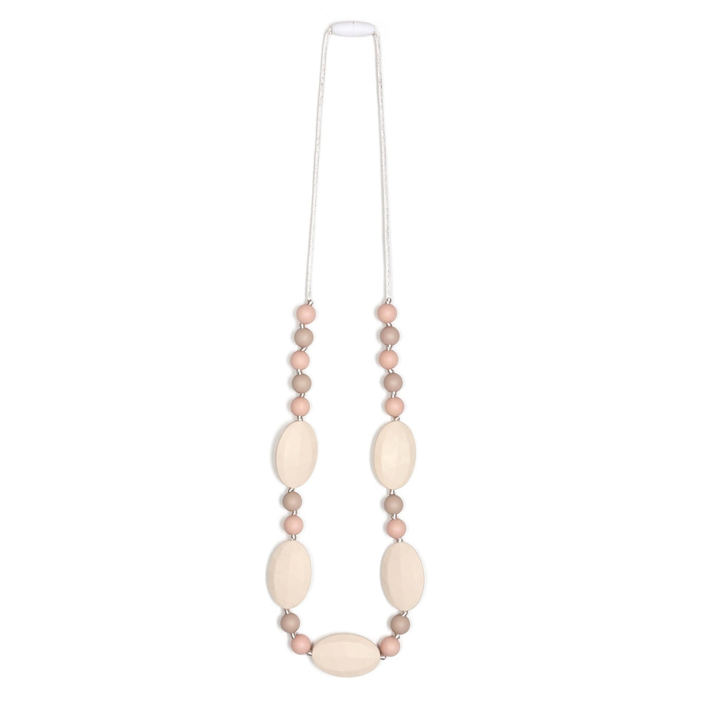 Emma Teething Necklace - Peach Multi