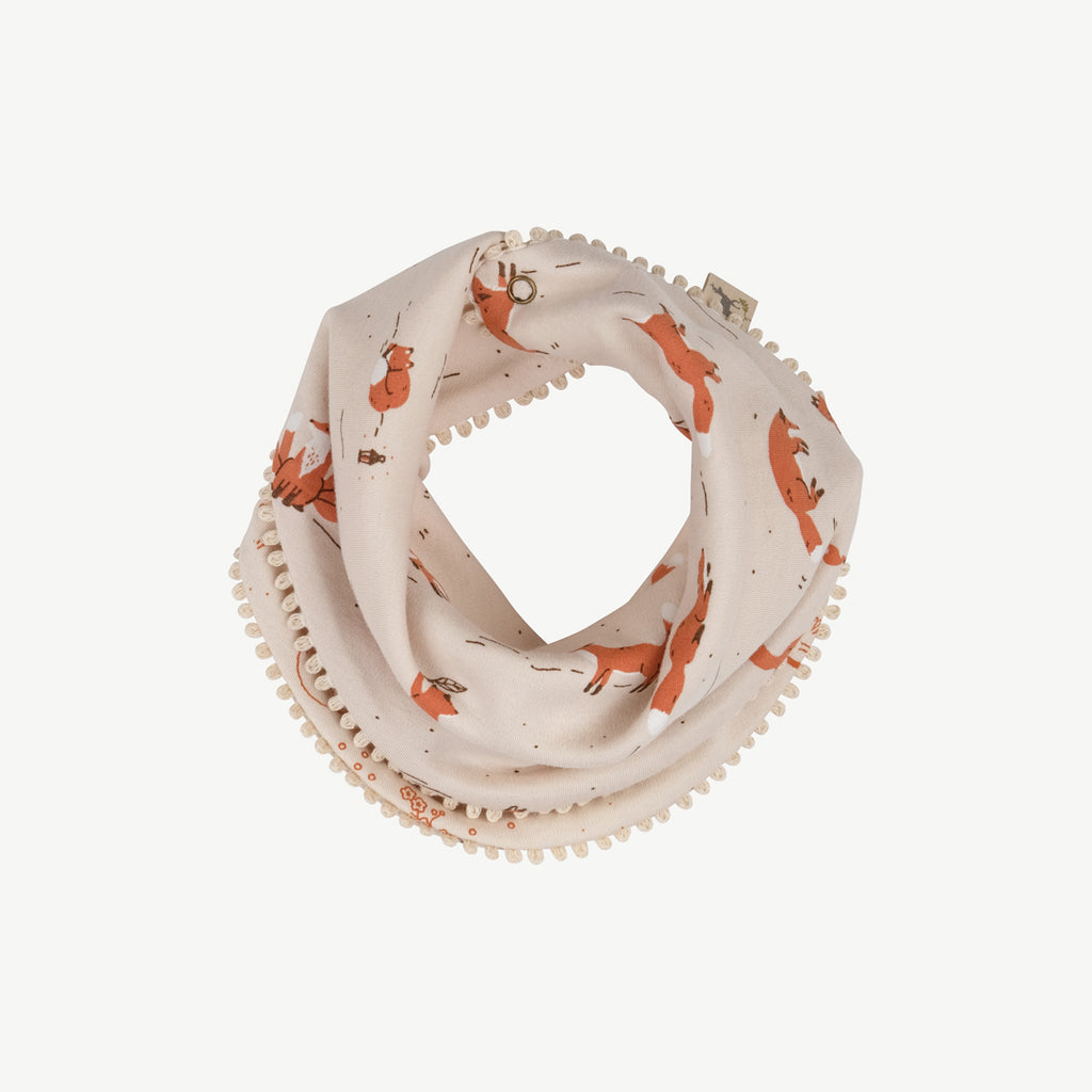 Red Caribou Reversible Bandana Bib - Mountain Foxes