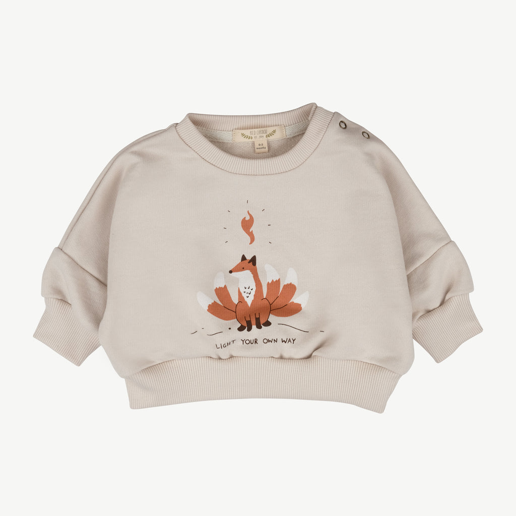Red Caribou Sweatshirt - Light Your Own Way