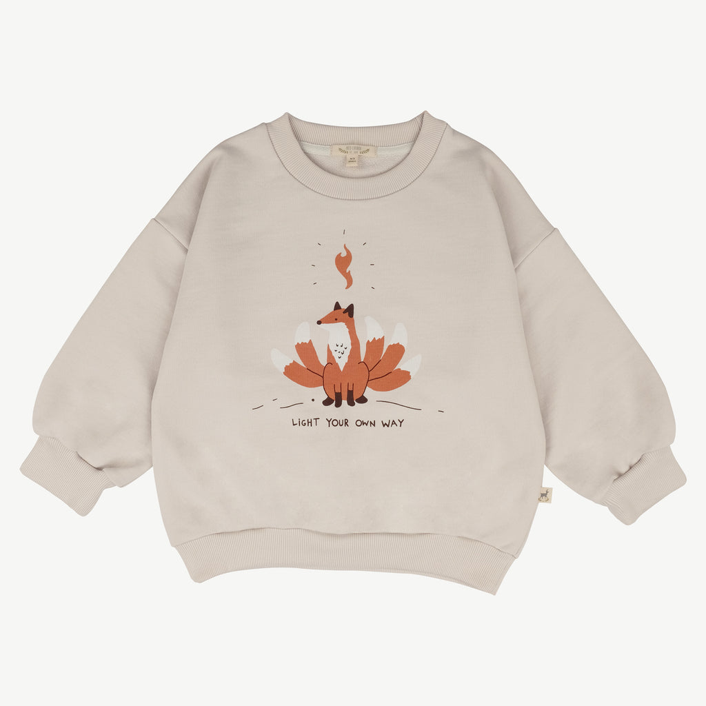 Red Caribou Sweatshirt - Light Your Own Way