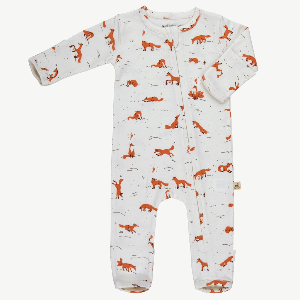 Red Caribou Zipper Jumpsuit - Mountain Foxes
