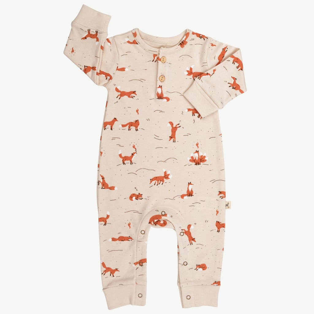 Red Caribou Button Jumpsuit - Mountain Foxes