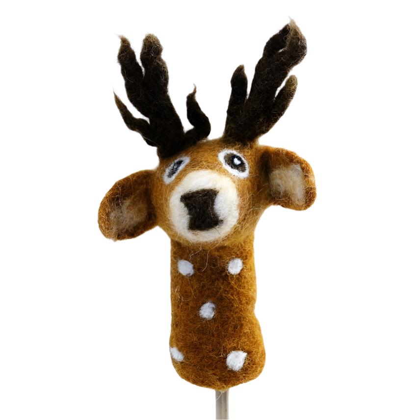 Felt Finger Puppets - Deer