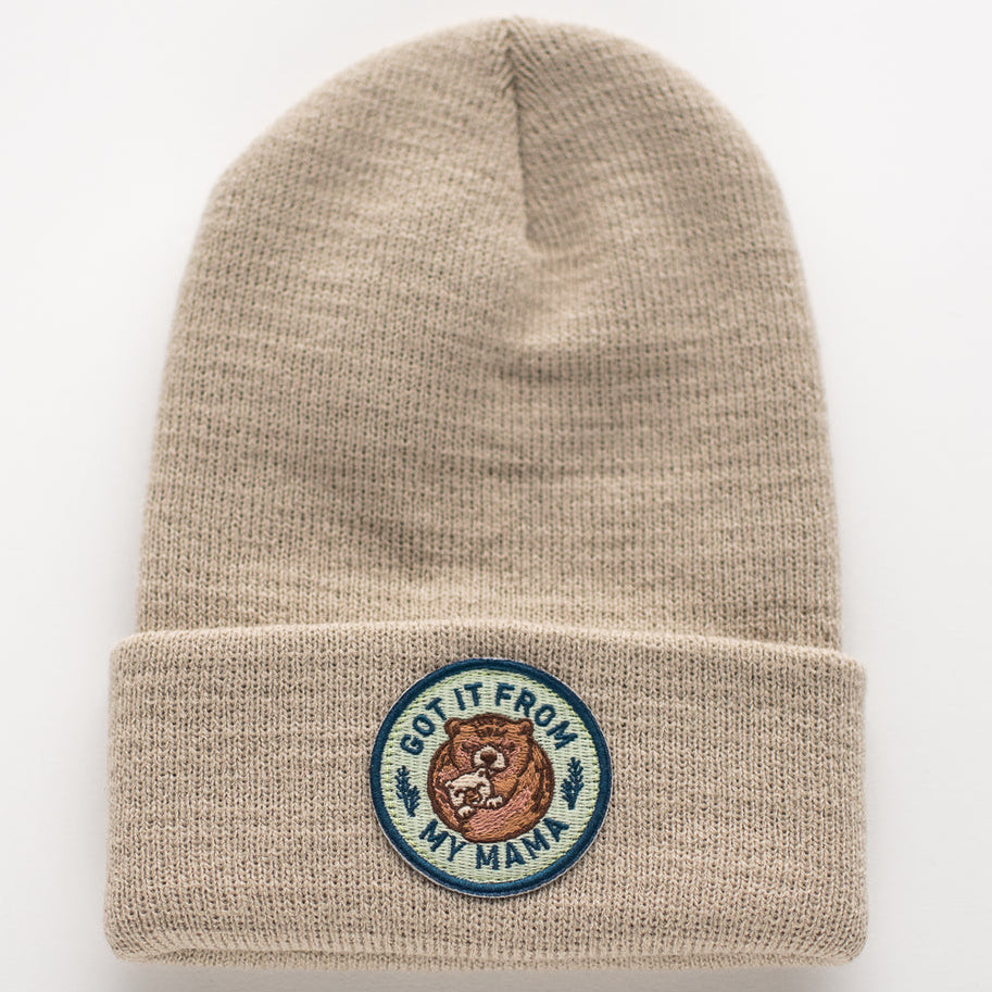 Got it from my Mama Beanie - Sand