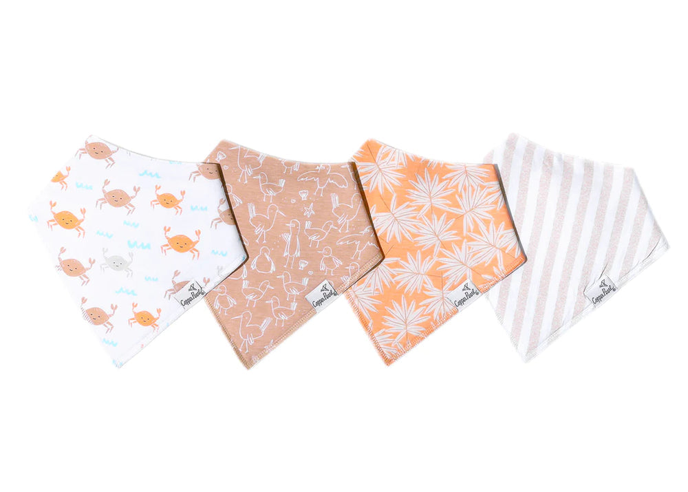 Copper Pearl Baby Bandana Bibs - Tide