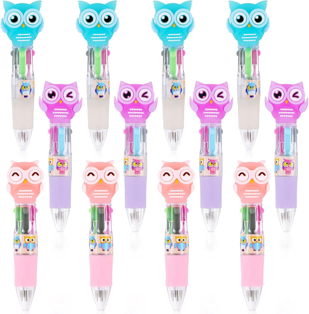 Mini 4 Click Pens - Owl