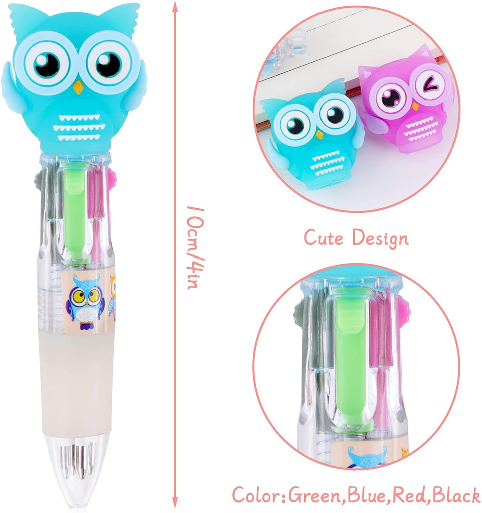 Mini 4 Click Pens - Owl