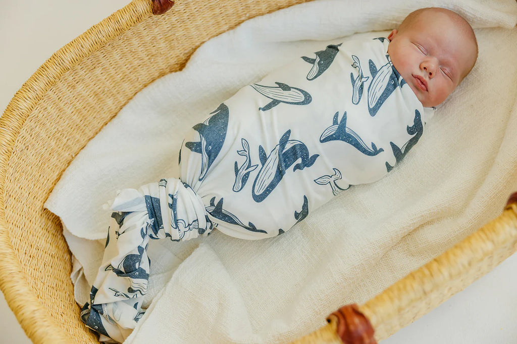 Copper Pearl Knit Swaddle Blanket - Strawberry