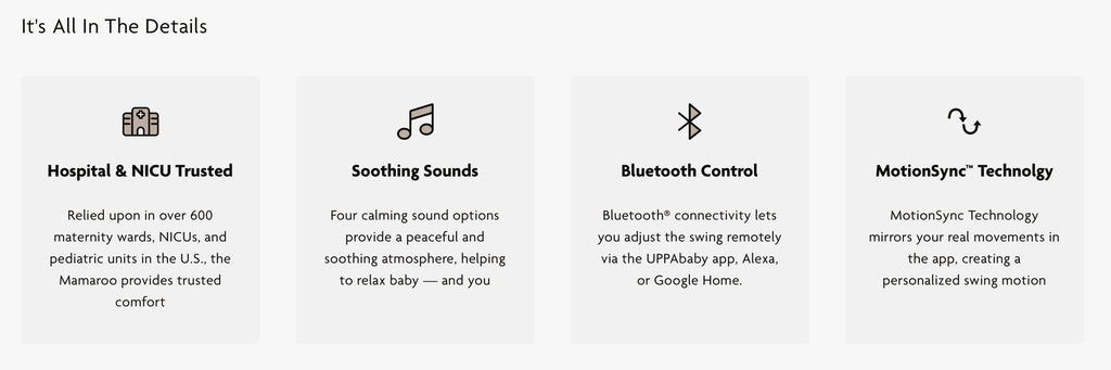 Uppababy Mamaroo® Smart Swing