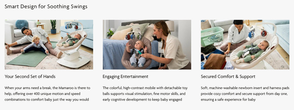 Uppababy Mamaroo® Smart Swing