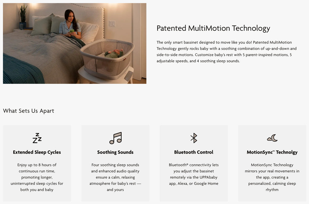 Uppababy Soma Motion Bassinet