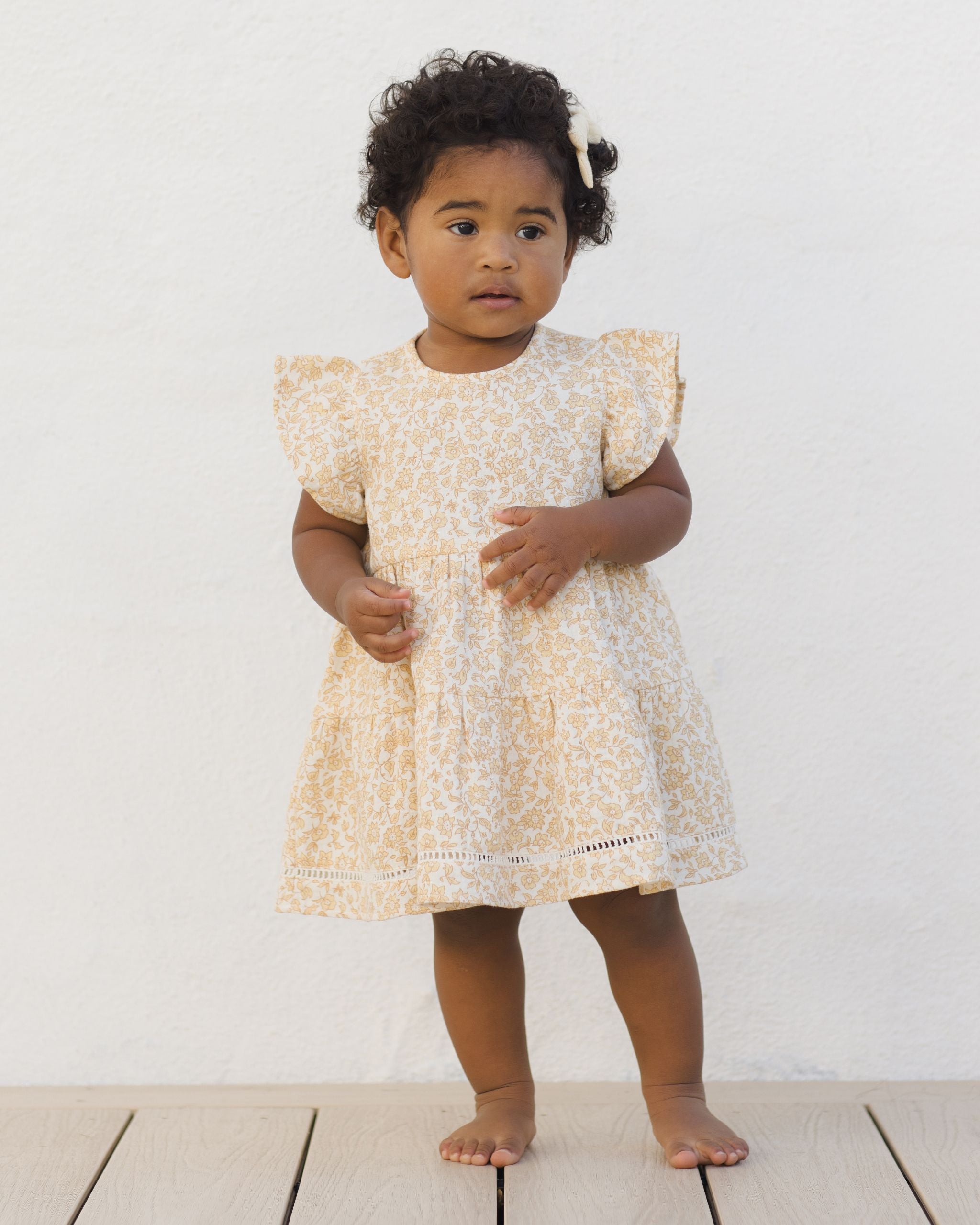 Quincy Mae Lily Dress - Dahlia Mini Mint Quincy Mae Lily Dress - Dahlia Mini Mint