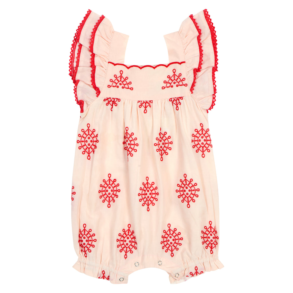 Poppet & Fox Tasseled Shortie Romper