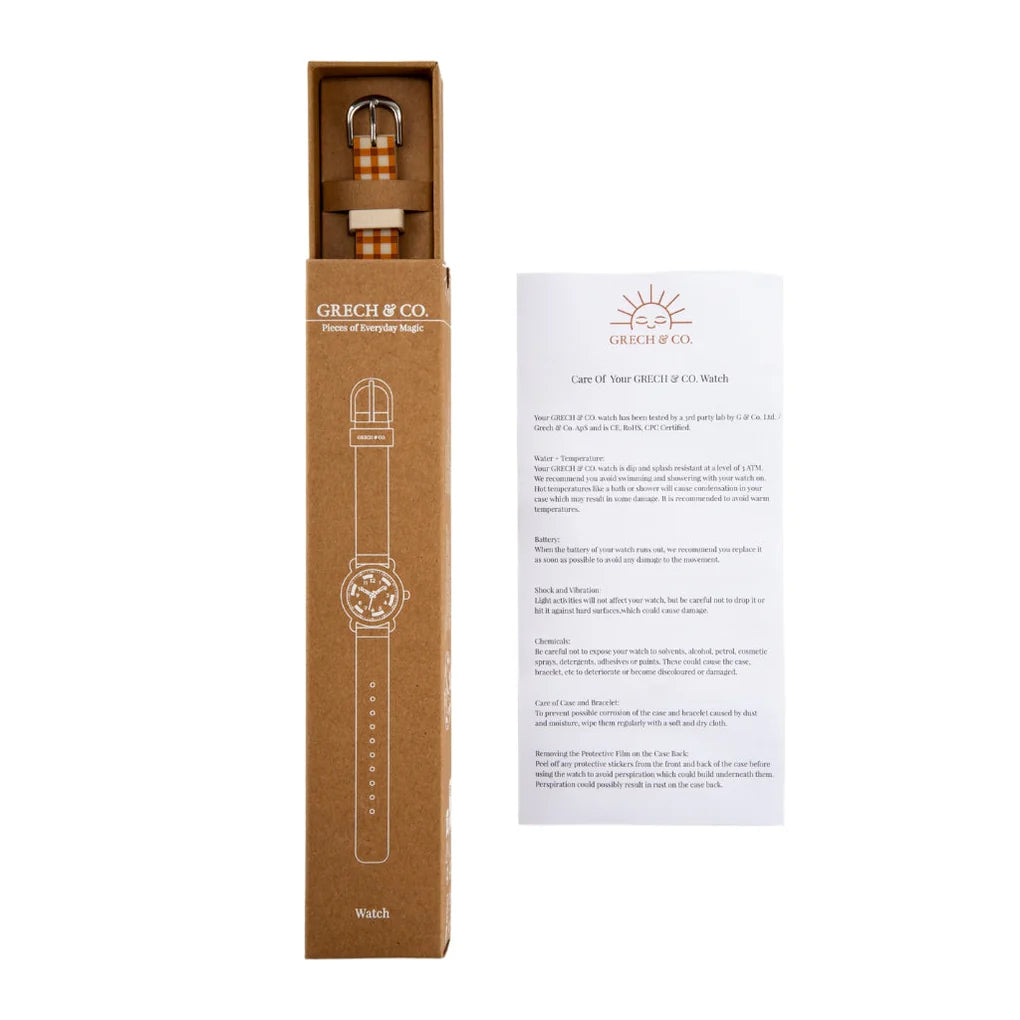 Classic Watch - Sienna Gingham