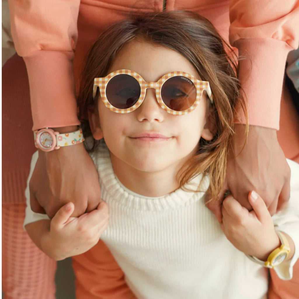 Original Round Sunglasses - Sienna Gingham