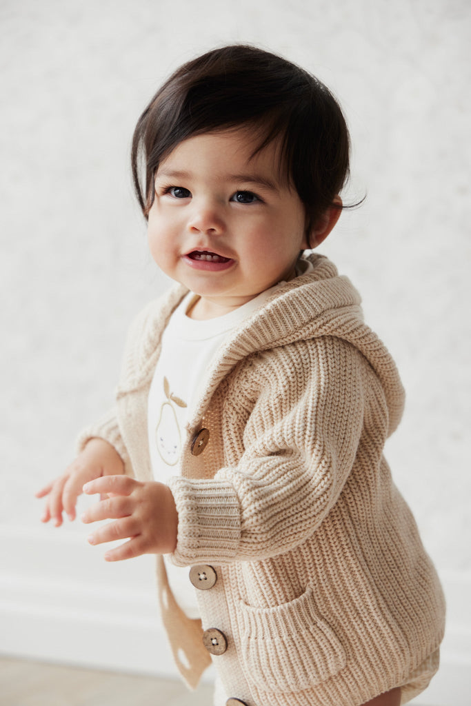 Jamie Kay Luca Cardigan - Oatmeal Marle