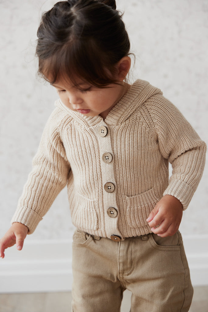 Jamie Kay Luca Cardigan - Oatmeal Marle