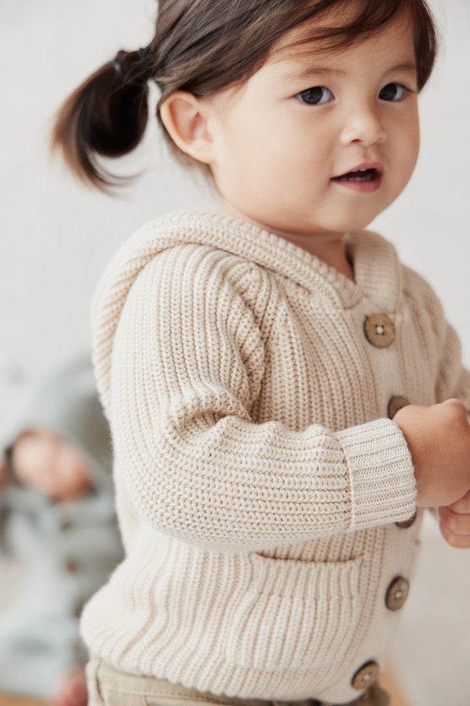 Jamie Kay Luca Cardigan - Oatmeal Marle