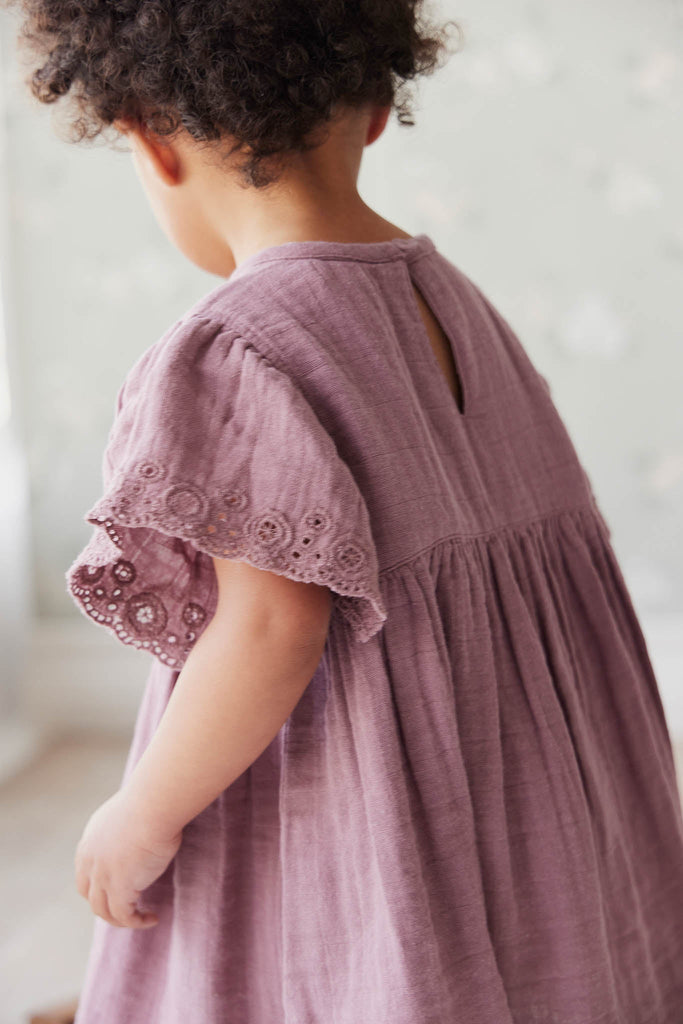 Jamie Kay Organic Cotton Muslin Phillipa Dress - Twilight
