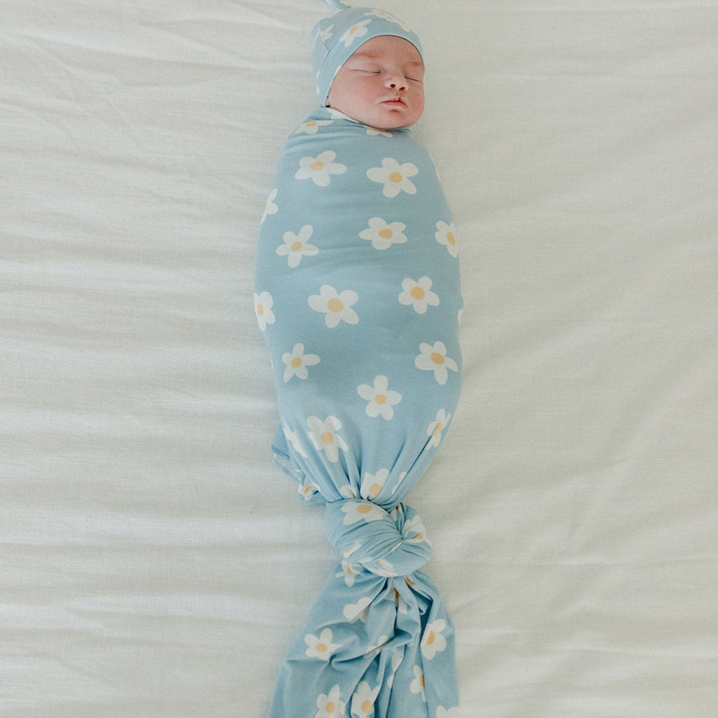 Copper Pearl Knit Swaddle Blanket - Della