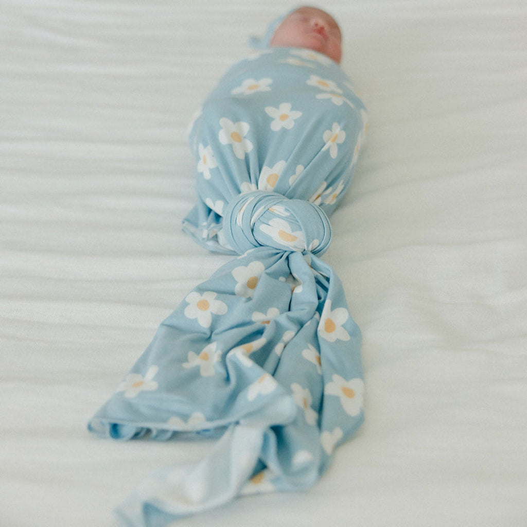 Copper Pearl Knit Swaddle Blanket - Della