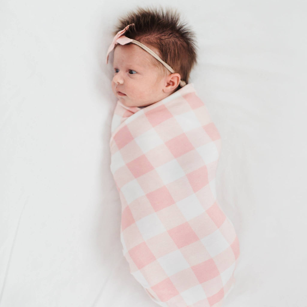 Copper Pearl Knit Swaddle Blanket - London