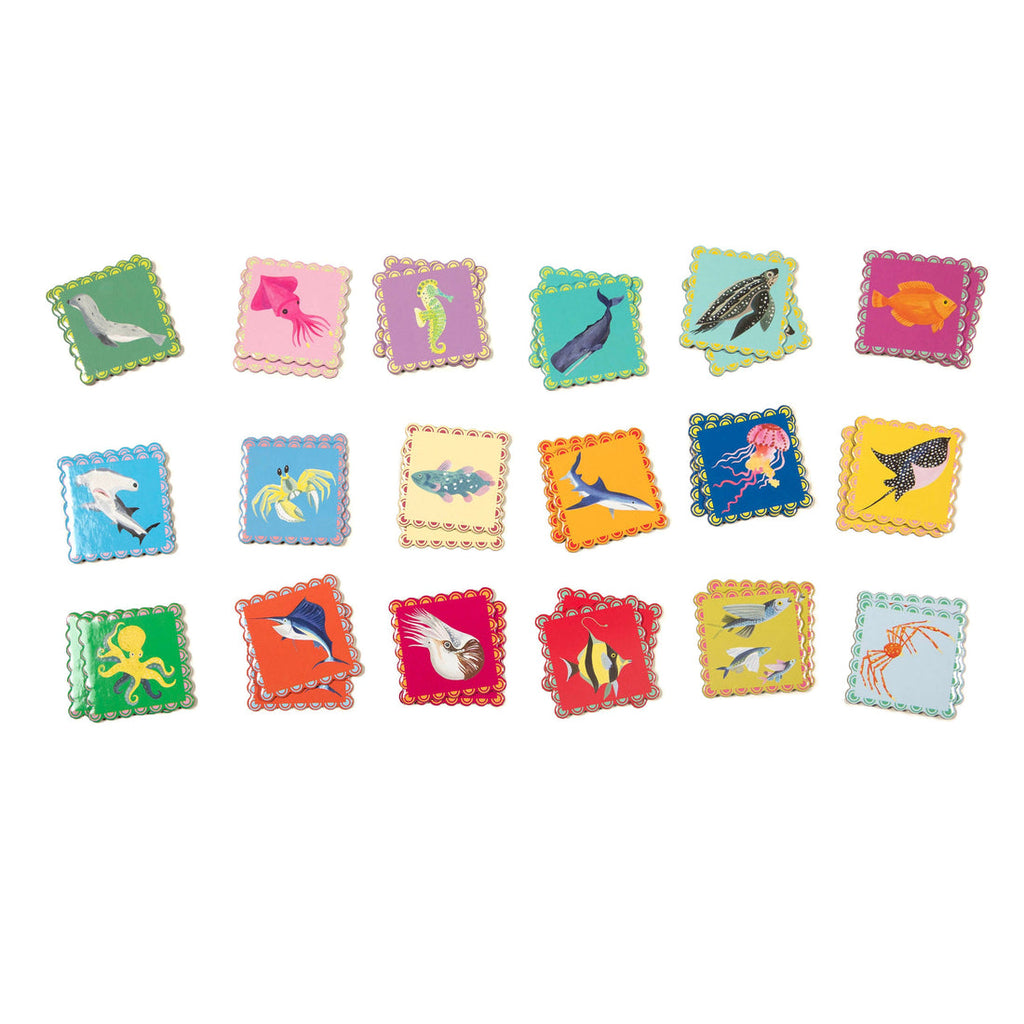 Sea Little Square Memory Game