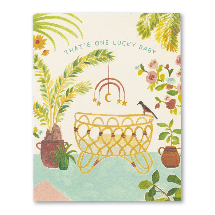 One Lucky Baby - Baby Card