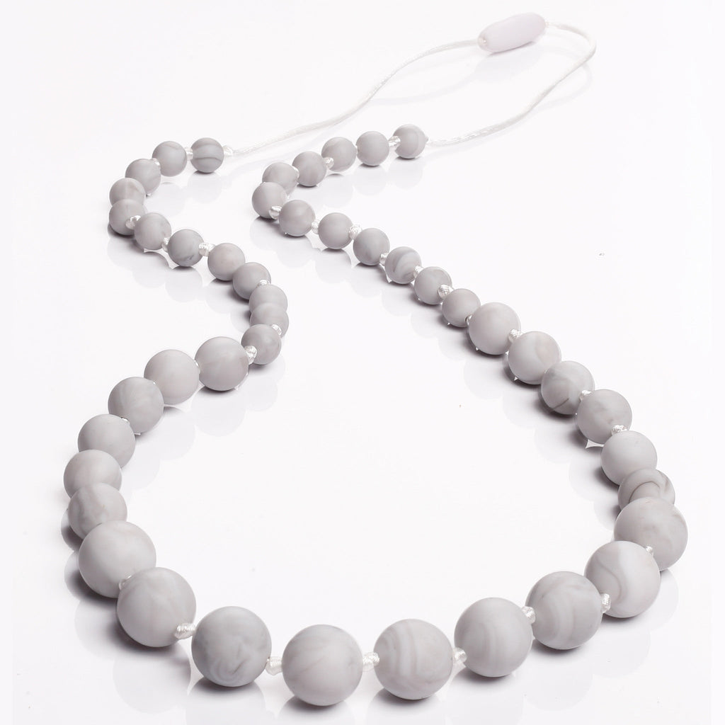 Audrey Teething Necklace - Marble