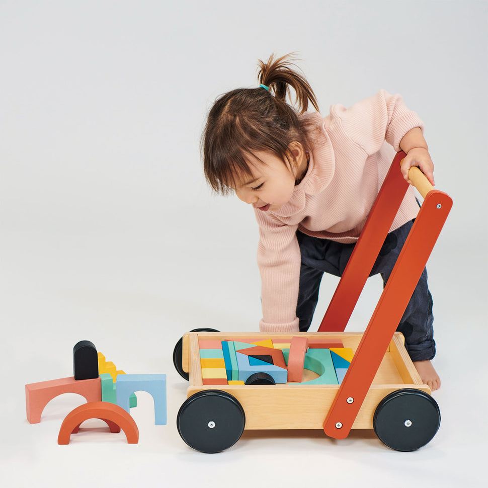 Wooden Bambino Block Trolley