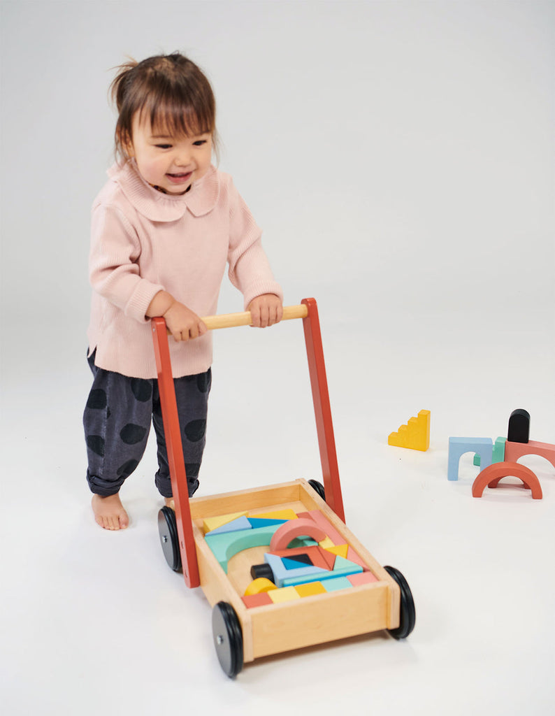 Wooden Bambino Block Trolley