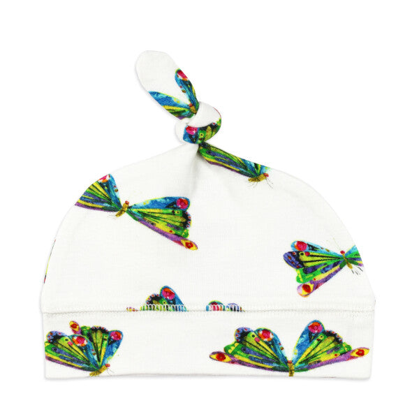 L'ovedbaby Organic Top-Knot Hat - Butterfly