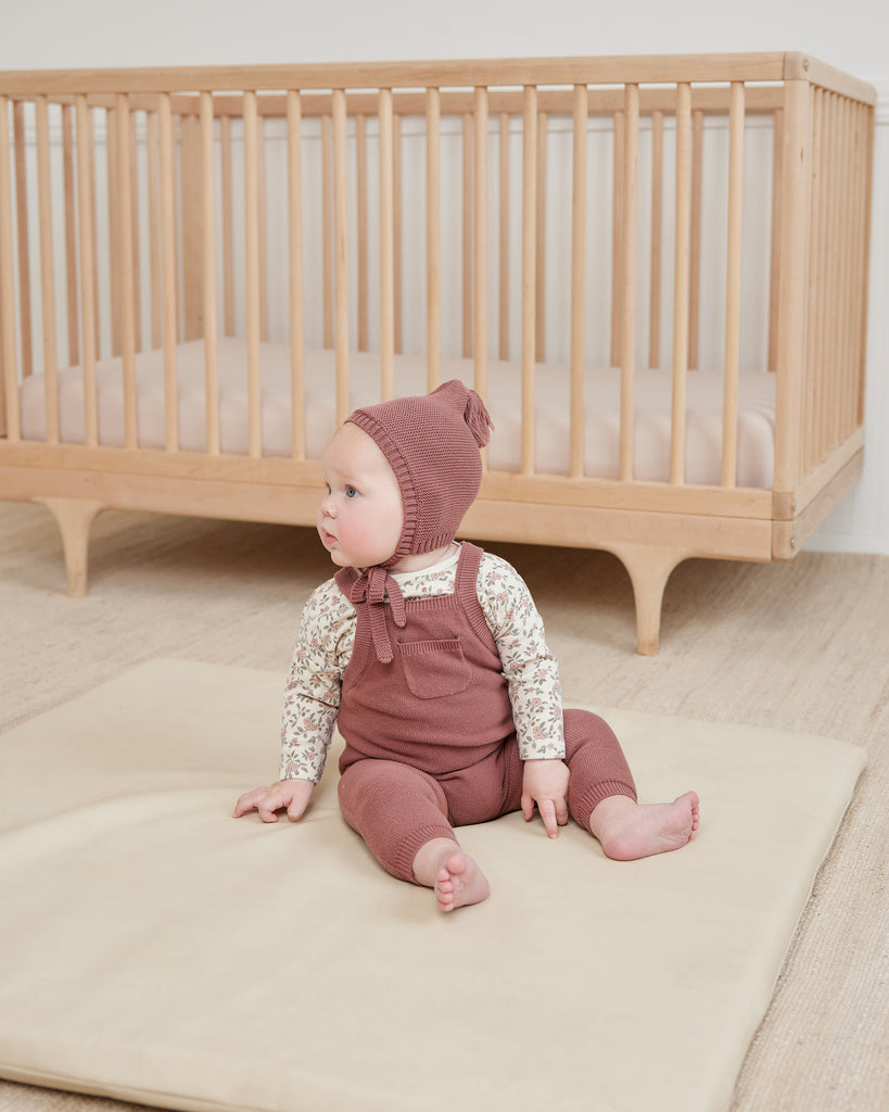 Quincy Mae Knit Overall - Fig